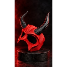 Boynuzlu Maskeli Balo Maskesi - Cosplay, Cadılar Bayramı Ve Parti Maskesi 3d Model
