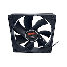 Z-101 Ultra Sessiz 12cm Kare Kasa Fanı Molex Fan 0.3A 1600RPM