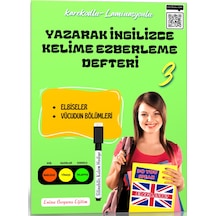 Yazarak İngilizce Kelime Ezberleme Defteri-3