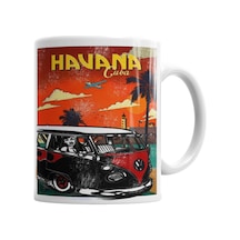 Volkswagen Kombi Havana Kupa Bardak Porselen Karışık
