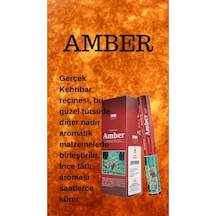 Amber Kötü Enerji Tütsüsü 20 Çubuk