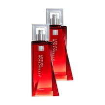 Attraction Instinct Erkek Parfüm Edt 75 Ml. İkili Paket Odunsu