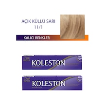 Hubrendy Tedarik 2 Adet Single Tüp Boya Saç Boyası Açık Küllü Sarı 11/1