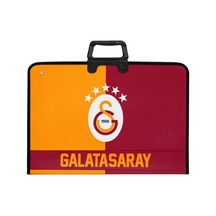 Lisanslı Parçalı Amblem Baskılı Proje Çantası - Askılı Fermuarlı Resim Çantası 35x50 Cm