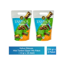 Kahve Dünyası Mini Tambol Zipper Mix Paket 13 Gr X 18 Adet X 2 Paket
