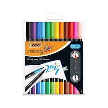 Bic Çift Taraflı Keçeli Boya Kalemi 12 Renk