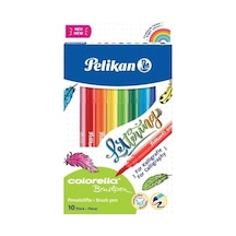Pelikan Colorella Fırça Uçlu Keçeli Kalem 10lu 103 Ivory