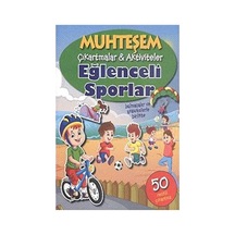 Muhteşem Çıkartmalar Aktiviteler Eğlenceli Sporlar: Bulmacalar Ve Aktivitelerle Birlikte Sku: Zeusstk9f8203363c