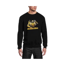 Transformers Bumblebee Music Black Baskılı Erkek Sweatshirt (529019110)
