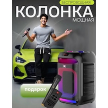 Mıkrofon İle Karaoke, Taşınabilir Kablosuz Bluetooth Hoparlör 409956959