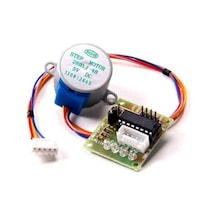 28 Byj-48 Redüktörlü Step Motor Ve Uln2003a Step Motor Sürücü Kartı Rodevino