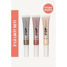 Allık, Kontür, Aydınlatıcı 3'lü Set Blush, Contour, Highlighter Diğer