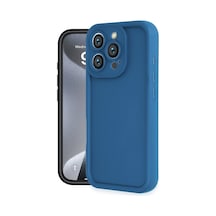 Apple iPhone Uyumlu 16 Pro Kılıf Viera Silikon - Mavi Bz8683140798420