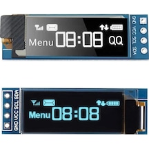 128x32 0.91 İnch Mavi Oled Lcd Ekran Ssd1306