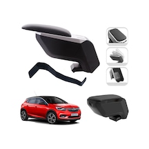 Mis Paket Opel Corsa F 2020-2024 Delmesiz Çelik Ayaklı Kolçak + Askılı Koku + Micro Fiber Bez + Torpido Süngeri