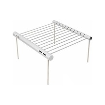 Pazly Paslanmaz Çelik Alüminyum Kamp Sandalyesi - Katlanır, 347g Hafif Gümüş Model Gümüş