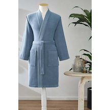 Özdilek Quadruple Kimono Bornoz Koyu Mavi