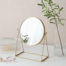 Lassbyn Masa Aynası, 17 Cm, Altın Rengi Acı Kahverengi