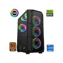Xaser XSR580 i5-12400F 32 GB 1 TB M.2 NVMe SSD RTX3060 Free Dos Masaüstü Oyuncu Bilgisayarı