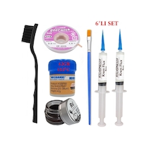 Mechanic Krem Lehim 183 C 42gr Havya Uc Temizleyici Flux Lehim Toplama Cp-2015 Lehim Emme Teli 2fırça Seti04