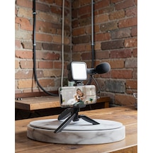 Telefon Video Çekim Kiti Led Aydınlatma + Mikrofon + Tripod Model Belirtilmemiş