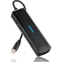 Rshtech Apple Uyumlu MacBook 6 In 1 Type C Hub 4k Hdmı Usb 3.0 Pd 100w 3.5mm Audıo Port