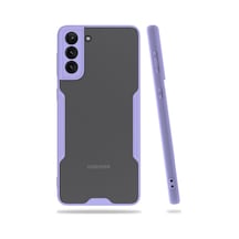 Samsung Galaxy Uyumlu S21 Plus Kılıf Platin Silikon - Lila Bzsxx00 1