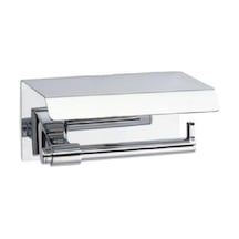 Lıne Kapaklı Tuvalet Kağıtlığı Krom Renk 85x118x170 Mm Diğer