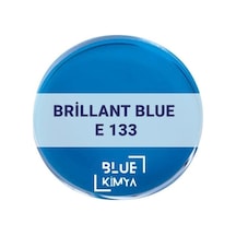 Blue Kimya Brilliant Blue E133 Mavi Toz Gıda Boyası 500 G