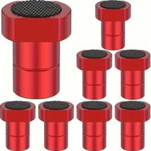 Sunshine011 8'li Çok Amaçlı Ahşap İşleme Mengene Blokları - Kırmızı, 19mm Alüminyum Alaşım