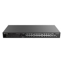 Ruıjıe Reyee Rg-es126s-p V2 24 Port 10/100+2x1gb Sfp Uplınk 370w Poe Rackmount Swıtch Bbz