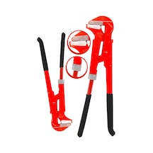Alaşımlı Çelik Pvc Kaplama Ergonomik Sap Maşalı Boru Anahtarı 1''