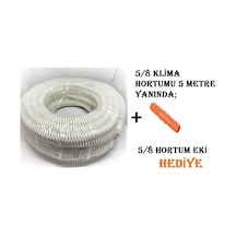 5-8" Şeffaf Spral Hortum Klima Hortumu 5 Metre