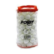 Povit 100' Lü Masa Tenisi Topu Beyaz
