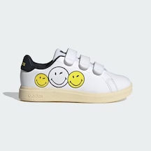 Adidas Advantage Smiley Cf C Unisex Çocuk Spor Ayakkabı Ih6251 Beyaz