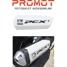 Pcx Uyumlu Egzoz Koruma Beyaz 2021-2026 Diğer