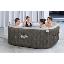 Lay-z-spa Cabo Smart Hydrojet 6001r Enerji Tasarruflu Şişme Spa Havuzu, Mobil Uygulama Kontrollü, 4-6 Kişilik Kahverengi
