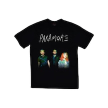 Paramore Baskılı Unisex %100 Pamuk Siyah T-shirt SIYAH