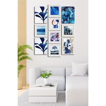 10 Parçalı Çerçeve Görünümlü Mdf Tablo Seti Flm014 Çok Renkli - 713607616 Çok Renkli