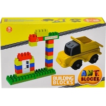 ANT006 Ant Blocks 40 Parça İnşaat Blok Seti -Asya Oyuncak