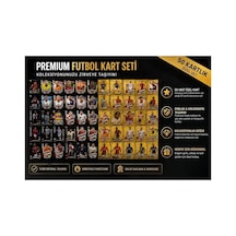 Cantex Tech Futbolcu Oyun Karti 50 Adet 25 Gold - 25 Black Series Pocket Esnek Kırılmaz Parlak Kart