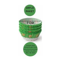 100 Adet Kağıt Kek Kapsülü Muffin Cupcake Kek Kapsülü 100'lü Kağıt Kek Kalıbı Çok Renkli