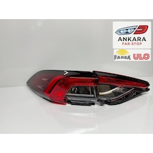 Toyota Corolla 2019-2025 Sedan Stop Lambası Sol İç Ve Dış Takım  Farba-ulo-2 Stop Ledsiz -