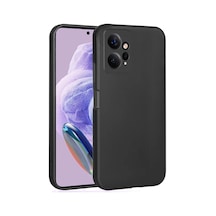 Xiaomi Redmi Note 12 4g Kılıf First Silikon - Siyah -