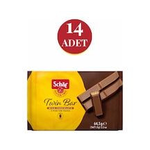 Schar Twin Bar Glutensiz Çiftli Çikolata Bar 14 x 64.5 G