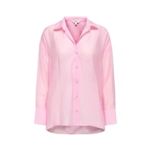 Only Onloregon Teagan L/s Kadın Gömlek 15369483 Pembe
