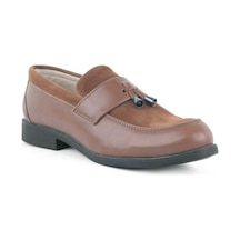 Taba Loafer Klasik Erkek Çocuk Ayakkabı