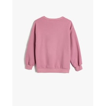 Koton Kız Çocuk Sweatshirt Pembe 5wkg10098ak 25ky59000231 Y5914 Gülkurusu