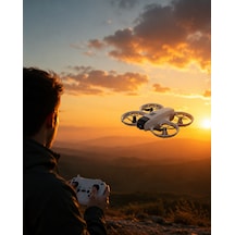 Çift Bataryalı Kameralı Mini Drone Işıklı Akıllı Uçuş Sistemi - Lisinya