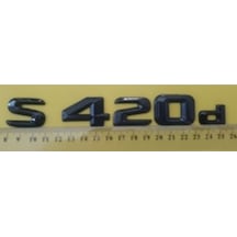 Mercedes Uyumlu Yazı S 420d Siyah